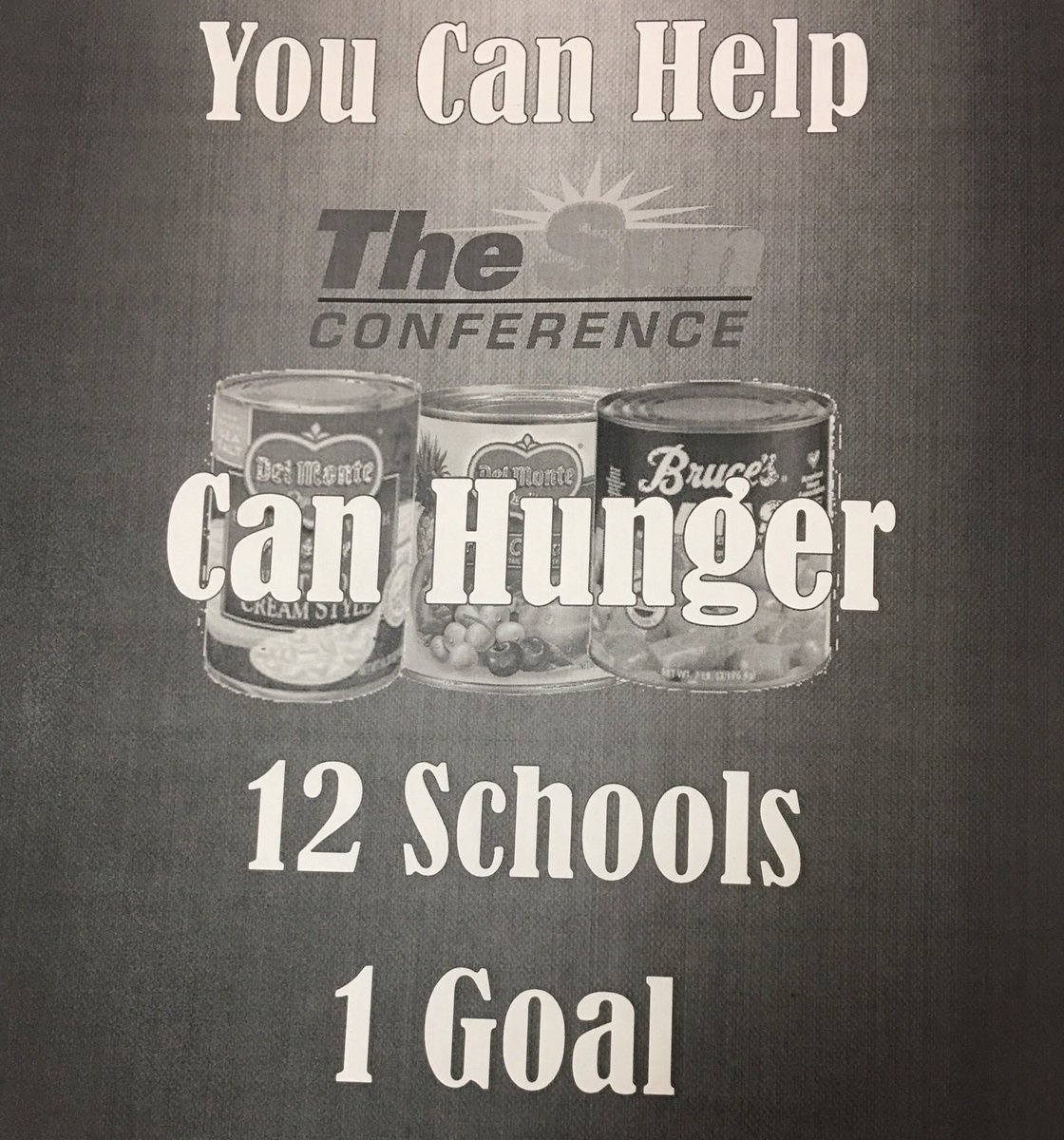 STUVolleyball's tweet photo. YOU CAN HELP! Bring canned goods to our match Friday at 2PM #PlayoffTime #HelpStopHunger https://t.co/8NGntH7KaA