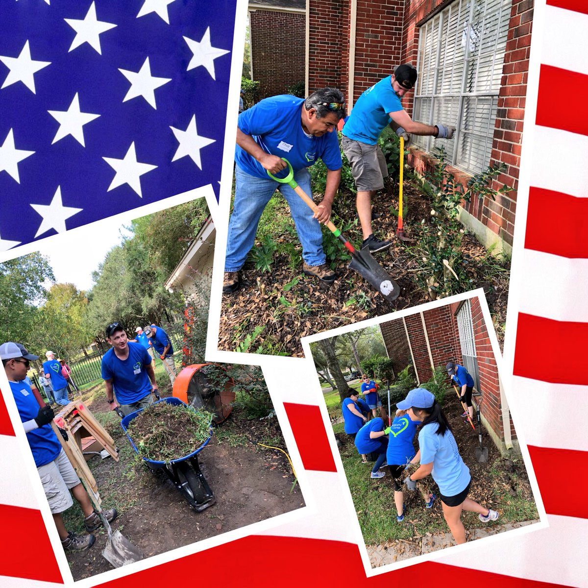 MrsCarroll2011's tweet photo. Complete yard renovation for our Veteran 🇺🇸 @BootCampaign #camdencares https://t.co/WQwysNur5E