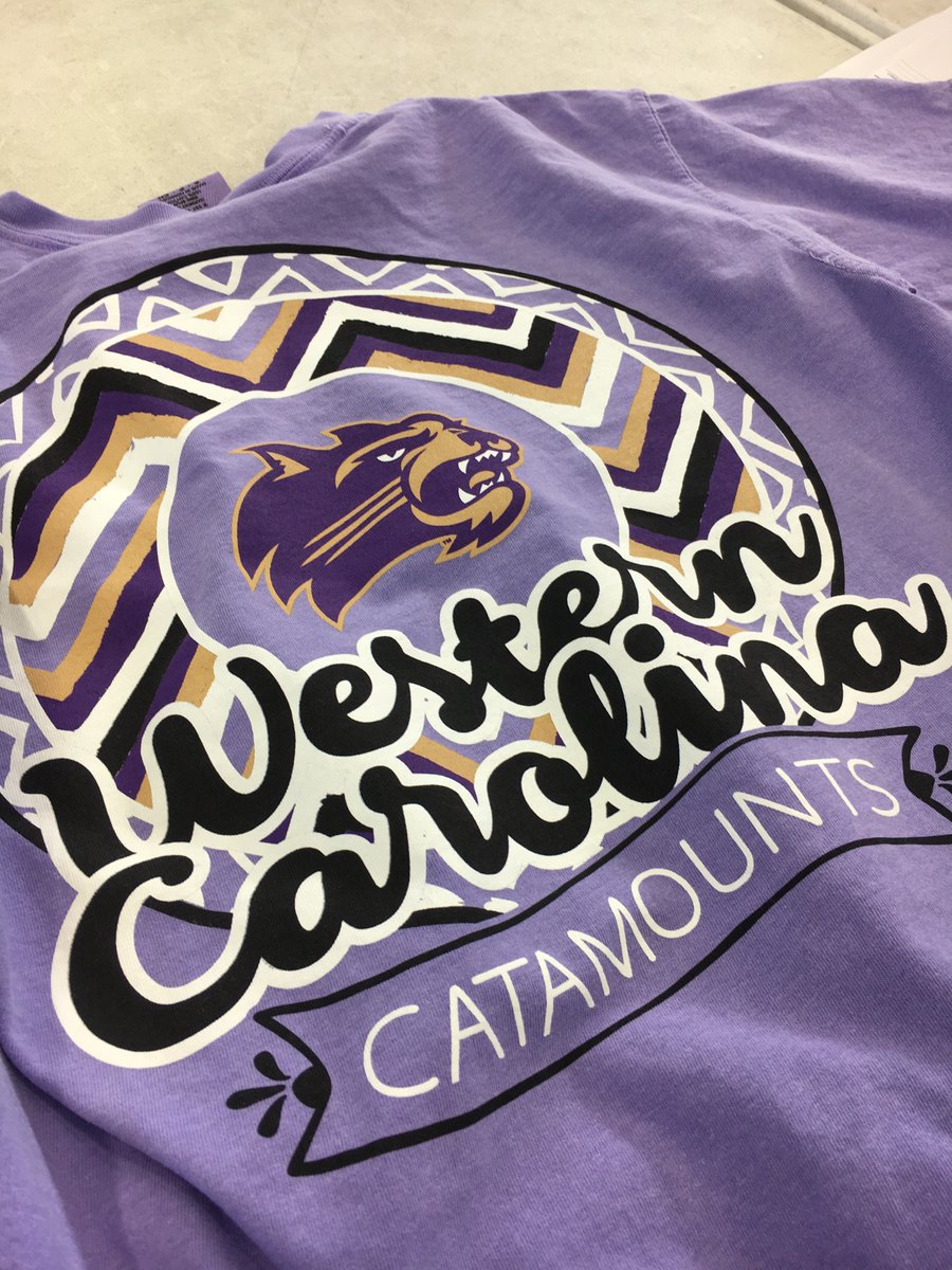 Yeah, we’re fans! #westerncarolina #catamounts #screenprinting