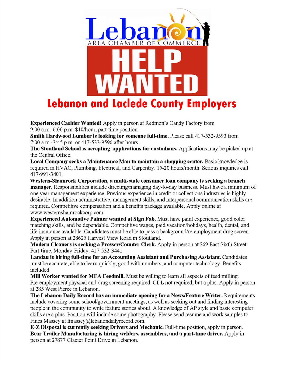 Lebanon Area Chamber tweet media