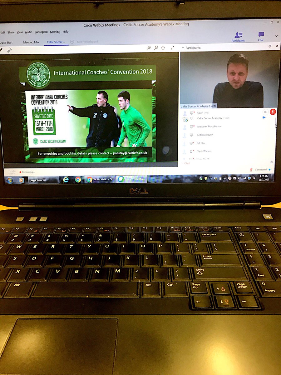 Coach_GeoffL's tweet photo. Delighted to have taken in the @CelticSocAcad Web ex for International Partner Coaches #CFCWebex #alwaysLearning https://t.co/ApVxSDMQ7C