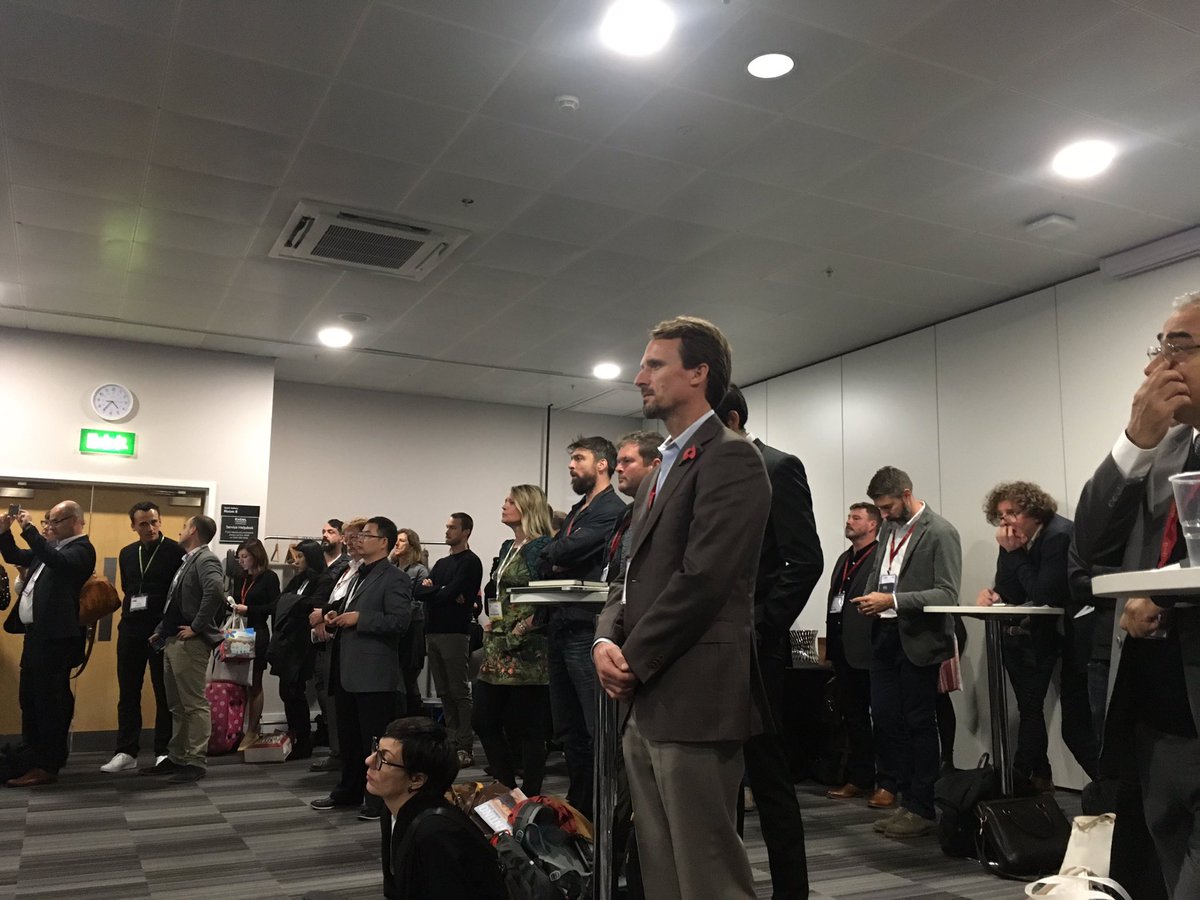 gechitka's tweet photo. About 150 people at #AdventureConnect at @WTM_London joined to hear, discuss and join forces on #responsible #travel @adventuretweets https://t.co/YFHQ9VNBbj