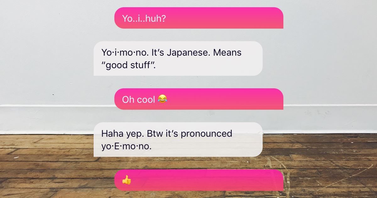 yoimonospace's tweet photo. It means Japanese for good stuff! And it’s a space for creativity and collaboration in #CedarRapids 👊🏿 https://t.co/42mg5dndpx