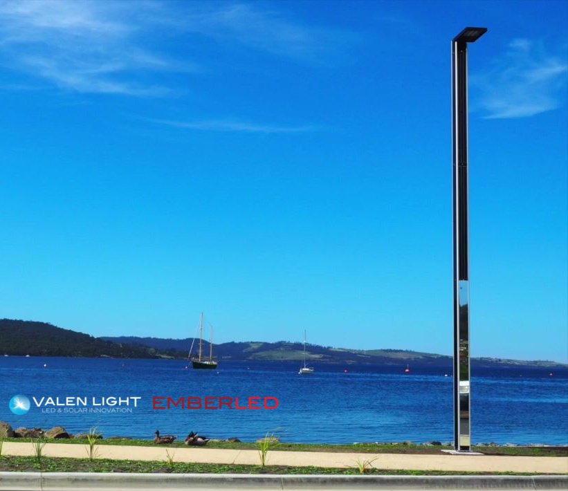 EMBERLED's tweet image. The VERTAIC COLUMN is the only solar bollard on the market that can do a one-for-one replacement of traditional wired bollard lights.