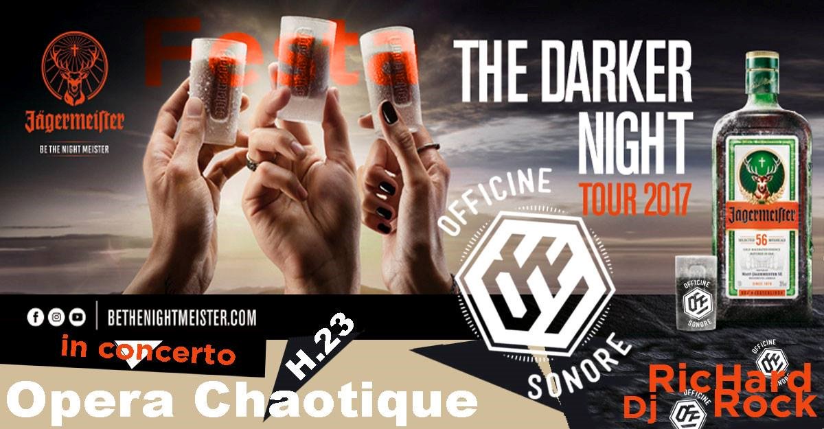 OFFOfficine's tweet photo. venerdì 10 nov. @OFFOfficine Jägermeister Party e dopo il concerto degli @OperaChaotique (Grecia) dj set RicHARD Rock https://t.co/6p7AKCFRcE