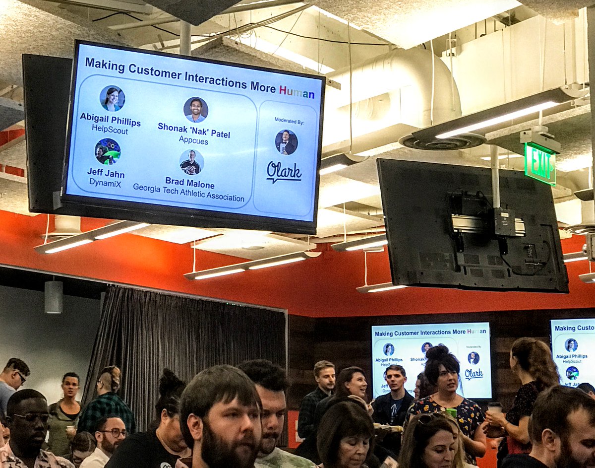 JeffreyJahn's tweet photo. Had a great time speaking at @ATLTechVillage today about Making Customer Interactions More Human (SUPCONF 2017). Huge thanks to @Olark for the opportunity! #supconf https://t.co/Jk8F0U790n