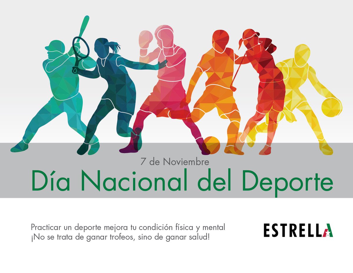 Hacer deporte nos mantiene en buena forma ¡Decídete, toma impulso y ponte en forma con una actividad física que te motive! El beneficio se sentirá en tu salud.
.
.
#GrupoESTRELLA
#DiaNacionaldelDeporte
#RepublicaDominicana