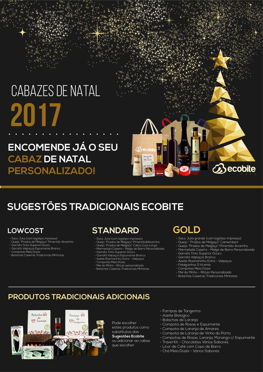 CRMARTINS's tweet photo. @Ecobite - A Tradição ainda É o que Era! Encomenda já o teu Cabaz de N@tal! - comercial@ecobite.pt https://t.co/3iokNDMCAm