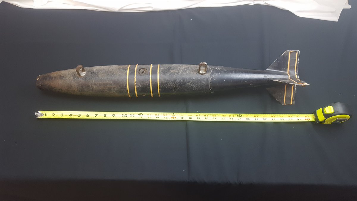 WW2_Collection_'s tweet image. Training bomb weighs 50lbs