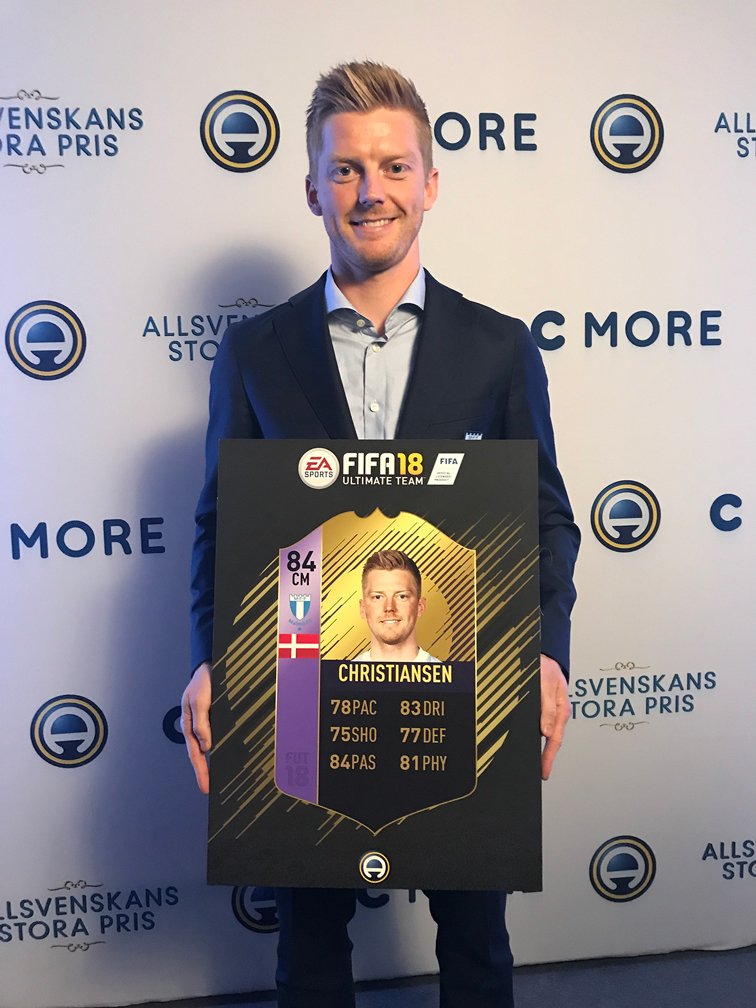 EASPORTSFC's tweet image. Congratulations to @KgsAC! The @Malmo_FF midfielder has been named the @AllsvenskanSE MVP. SBC available for a limited time!