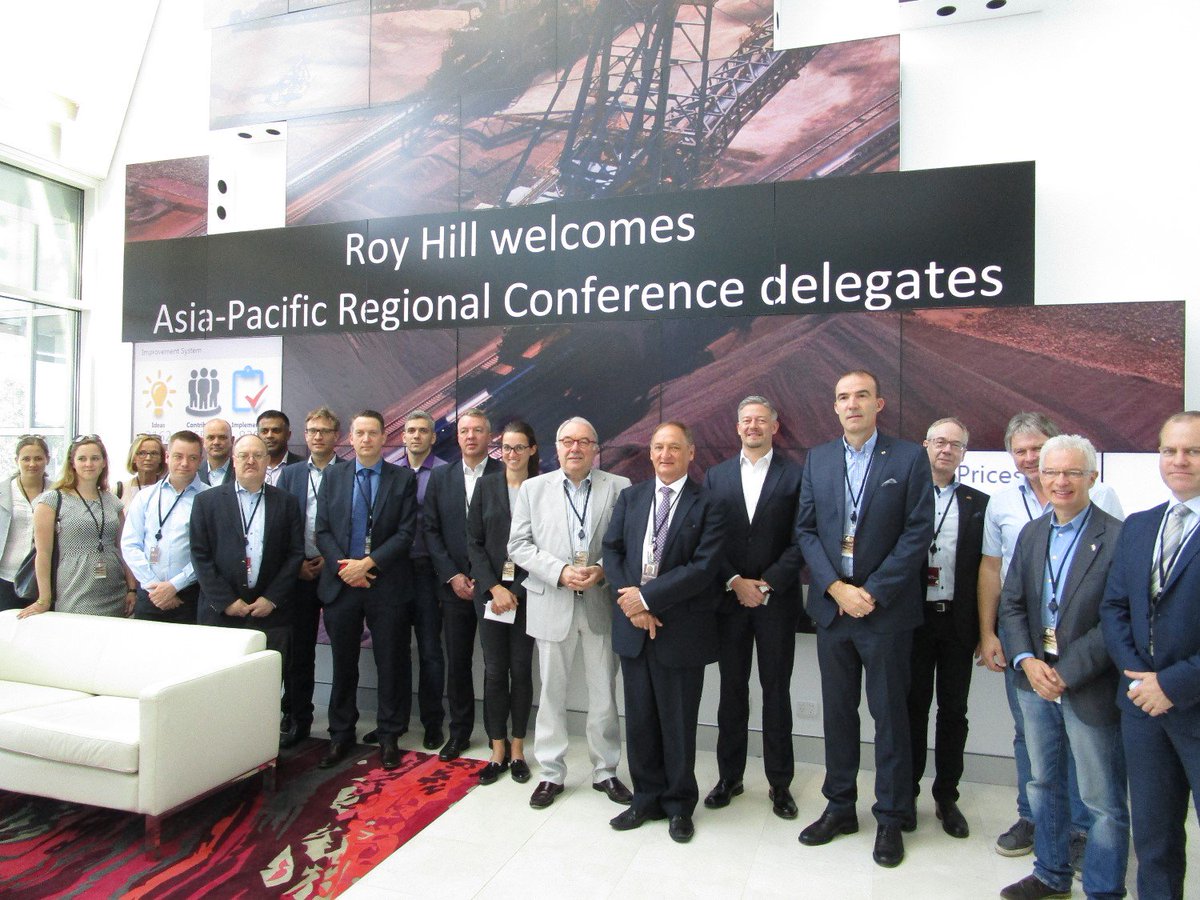 GermanyInOz's tweet photo. PStS #Beckmeyer, @BMWi_Bund & business delegates enjoyed an informative couple of hours at #RoyHill ROC yesterday, discussing supply/demand chain operation integration & future collaboration. https://t.co/FLTnt9RwgG