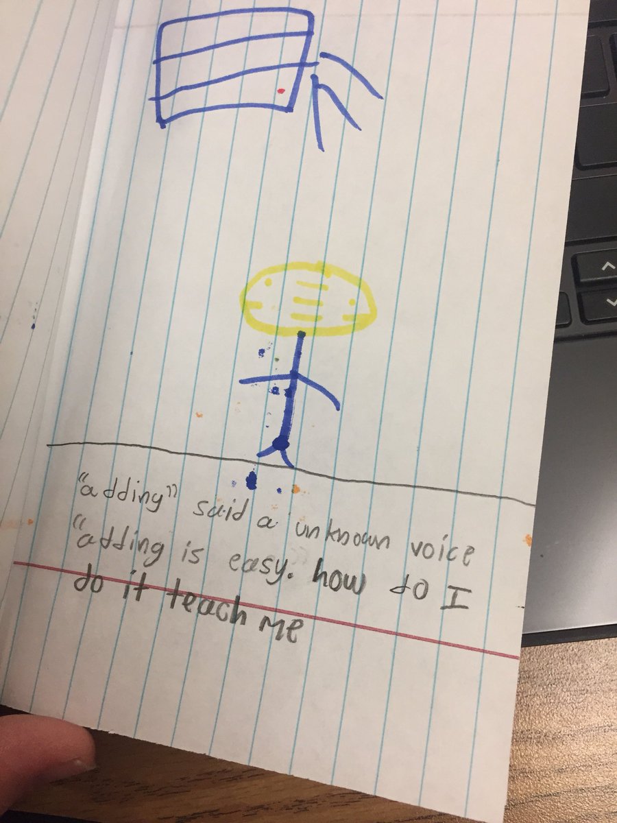 MissKeltner's tweet photo. Just a snippet of the cutest story #room503 #mathstory @bfw_elem https://t.co/CkRQKid7EJ