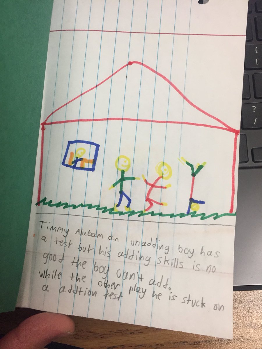 MissKeltner's tweet photo. Just a snippet of the cutest story #room503 #mathstory @bfw_elem https://t.co/CkRQKid7EJ
