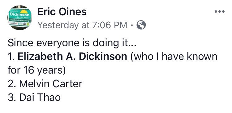 Thank you @EricOines! 

Remember everyone you have 4 hours and 15 minutes left to vote! Polls close at 8pm! #ElectionDay