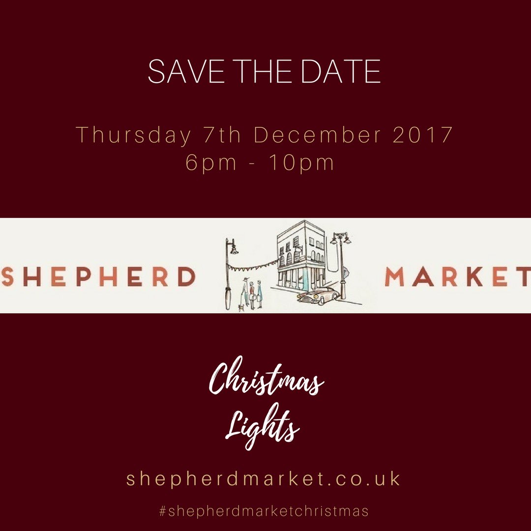 Save the date! #shepherdmarketchristmas