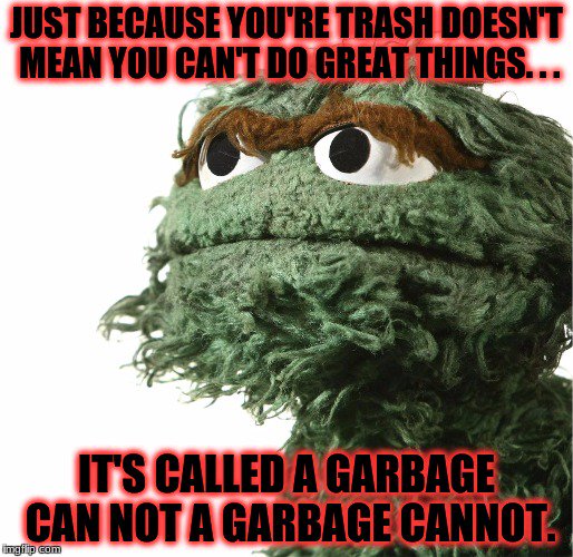 _lysosomes_'s tweet photo. In the words of Oscar the grouch..
#VoteforLysosomes
#TWOrganelleVote2017 https://t.co/IUzqj7bOzm