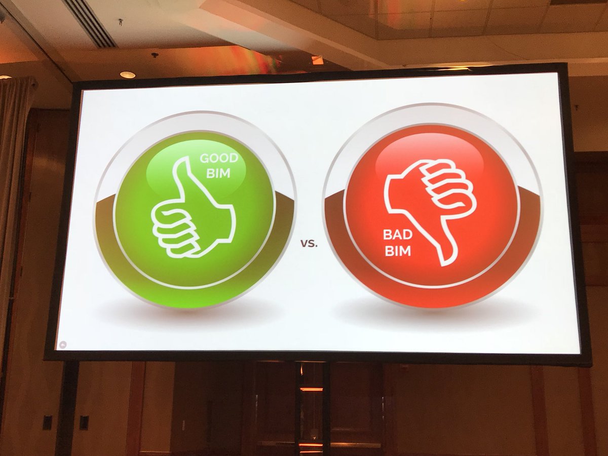 Knowing #GoodBIM and rectifying #BadBIM will get us closer to #BIMtopia someday soon 🦄 #BIMForumED