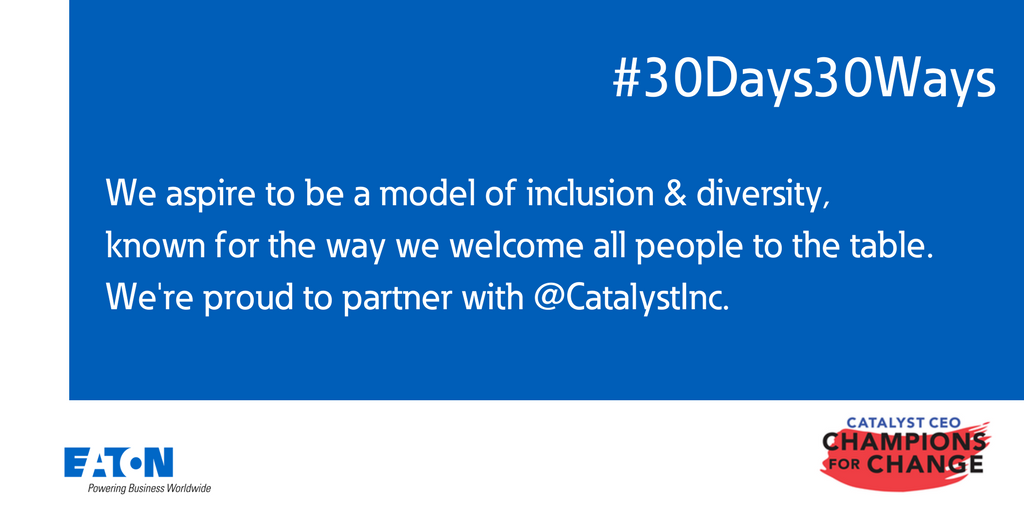 eatoncorp's tweet photo. We expect our leaders to visibly demonstrate an inclusive leadership style. #30Days30Ways https://t.co/7wERqvdmfM