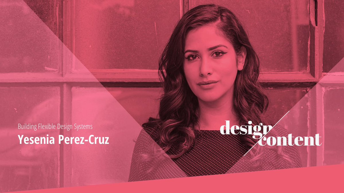 's tweet image. Building Flexible Design Systems: Yesenia Perez-Cruz talks about design systems that aren't… dlvr.it/PzlwD8 #Link #design_patterns