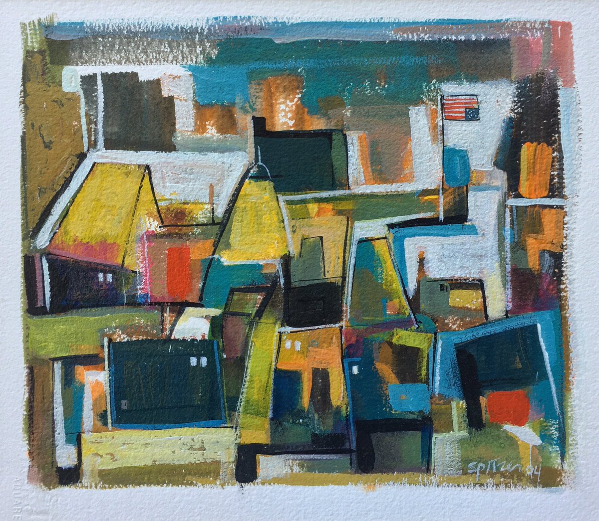 Scapes by Jim Spitzer #JimSpitzer #SonomaCounty #California #FineArt #Abstraction #ForSale #Special $750 contact @CalabiGallery 707-781-7070