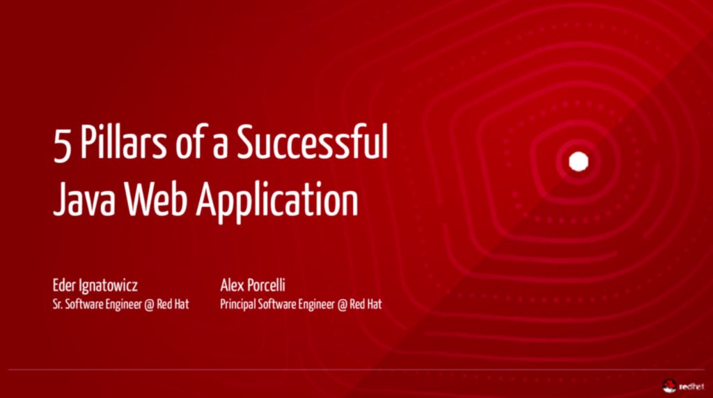 java's tweet image. 2/5 Pillars of a Successful #Java Web Application 
- Full stack #Developers
- #UX Integration

developers.redhat.com/blog/2017/11/0…