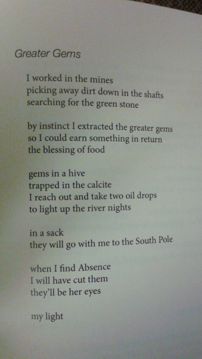 Another from Maria Teresa Ogliastri's South Pole/Polo Sur, translated by Yvette Neisser and Patricia Bejarano Fisher.
#novpoetsintranslation