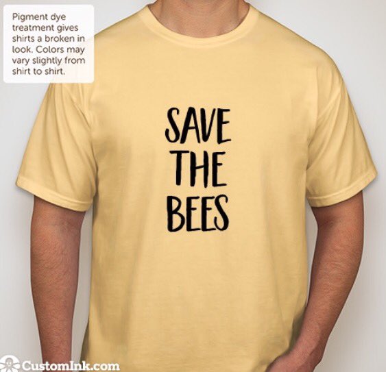 MHSEClub's tweet photo. SAVE THE BEES TSHIRTS! All proceeds go towards saving the environment. (P.S. They're comfort colors) DM if interested! 🐝 https://t.co/J8sghWmajA