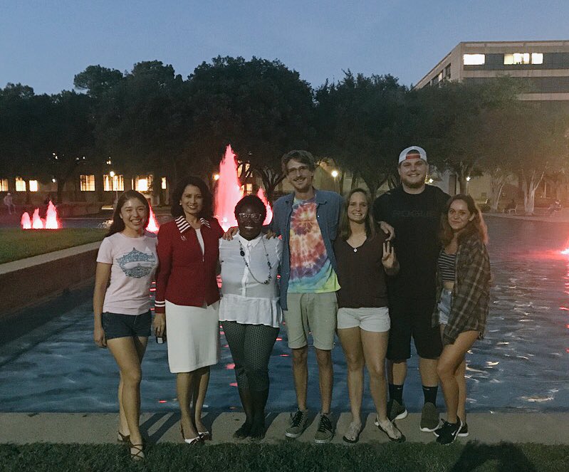 RadicleFresh's tweet photo. We had a surprise visitor at our #RadTeam meeting last night! Thanks @UHpres for all your support! https://t.co/PKErUTub5s