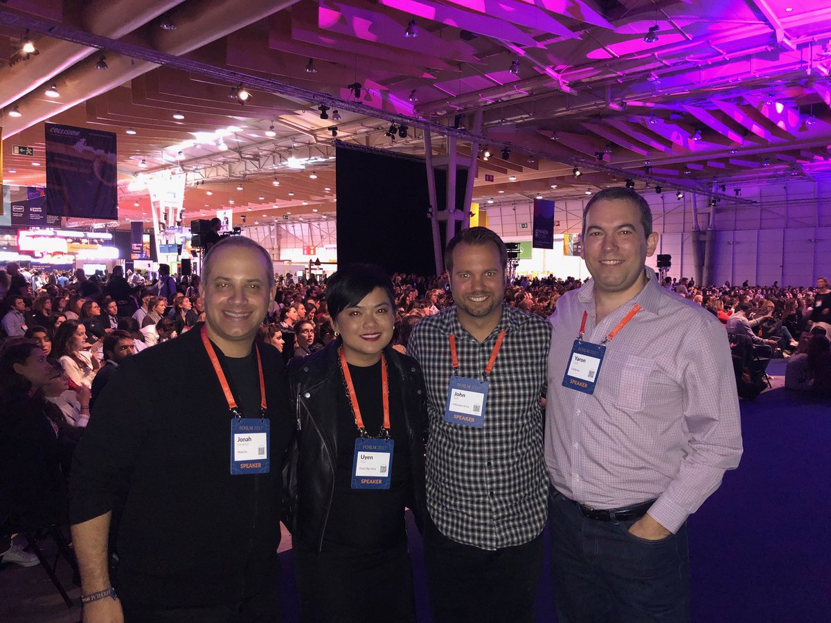 uyentieu's tweet photo. #websummit day 1 - honored to be on a panel talking need for quality havens for consumers and transparency of advertising  #makewhatmatters https://t.co/EvQEjX8bVE