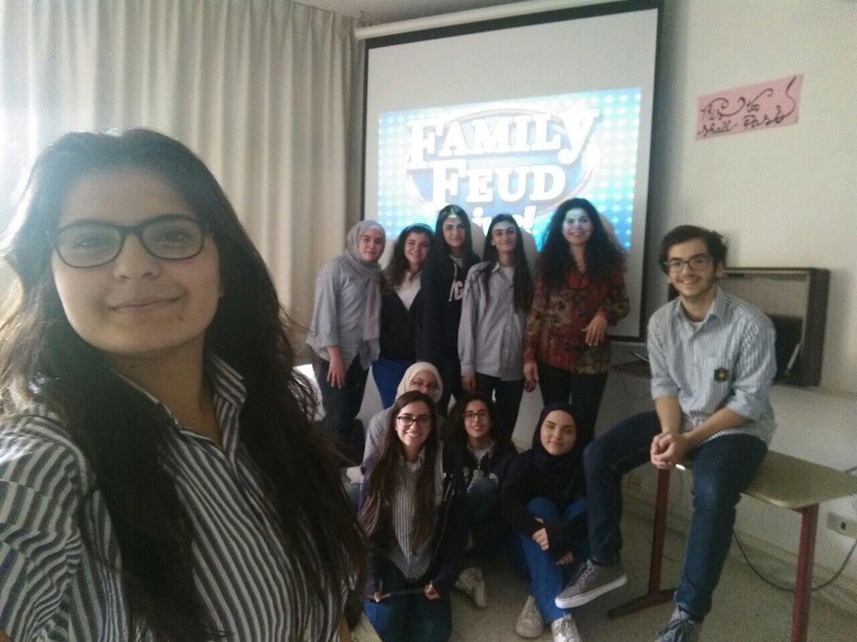 RHHS_EngDept's tweet photo. The SE3 Humanities in Mrs. Nisreen Sinjab English class presenting creative projects on the topic of "logical Fallacies" under the reading theme of Philosophy and the writing objective of argumentation.
"logical Fallacies"  monopoly game, and a tv game show " Family Feud" https://t.co/eGWG0ziGbq