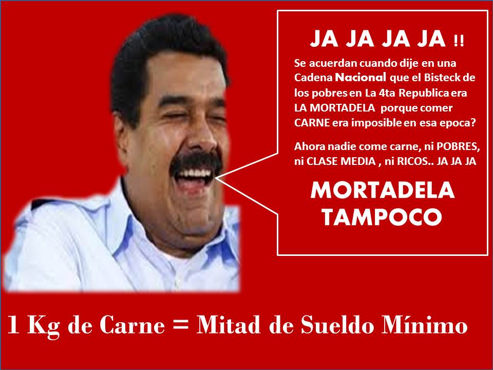 RMatancero's tweet photo. En La 4ta comia carne hasta el pobre que ganara sueldo minimo. @trafficGUAYANA https://t.co/nqjZcP2yZy