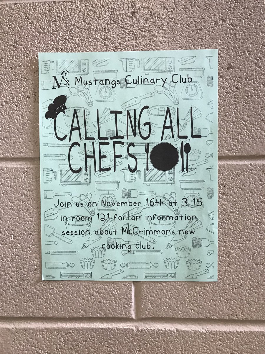 McCr_MS's tweet photo. Hey McC fam- another awesome club to consider joining!  Thx @MissLFreedman and our amazing TAs @ERFPeel for offering this opportunity! https://t.co/dHjfCvwSKy