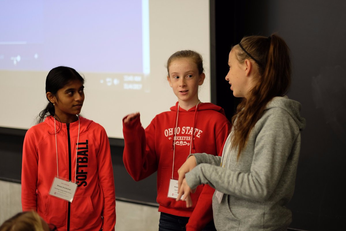 Tons of fun &amp; learning during <a href="/OhioStateWiE/">Women in Engineering</a> DREAM daycamp for 7th/8th grade girls last Saturday #STEMgirls #futureengineers