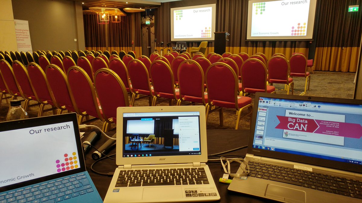CommsByNeal's tweet photo. Here's a glamorous look behind the control panel of @BLGDataResearch's #BigDataCan at @UniKent this evening, live on https://t.co/tuGyhKgste https://t.co/E47vT9okmz