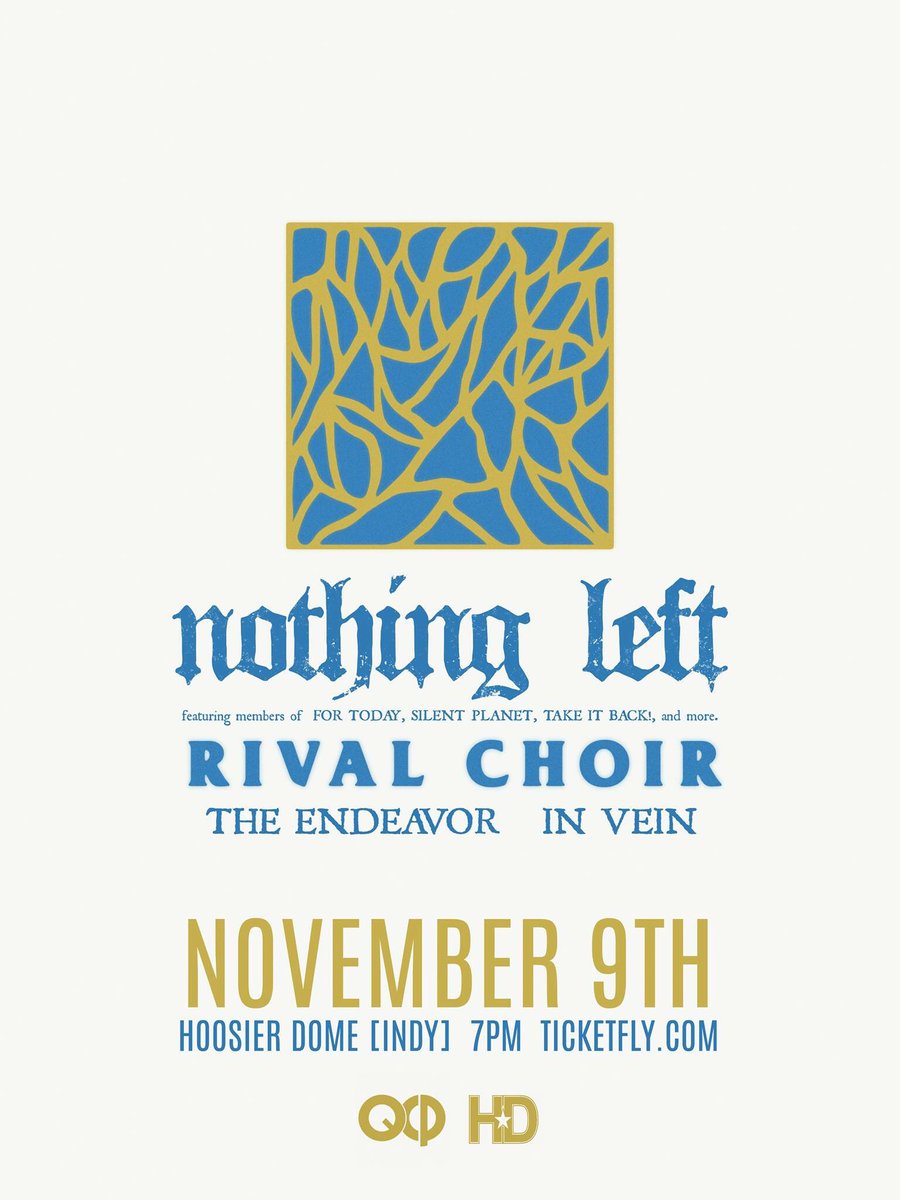 The guys in <a href="/rivalchoir/">RIVAL CHOIR</a> start this run to Take Hold and back tomorrow. Get out to a show and show them a good time!