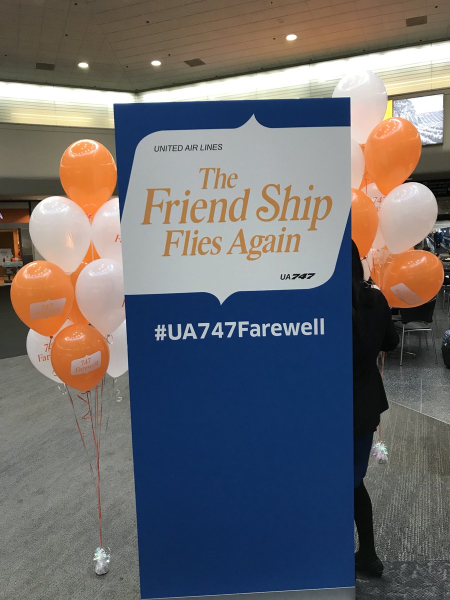 drewtheclouds's tweet image. End of an era!  Wish I could be on this one KSFO-PHNL #UA747Farewell