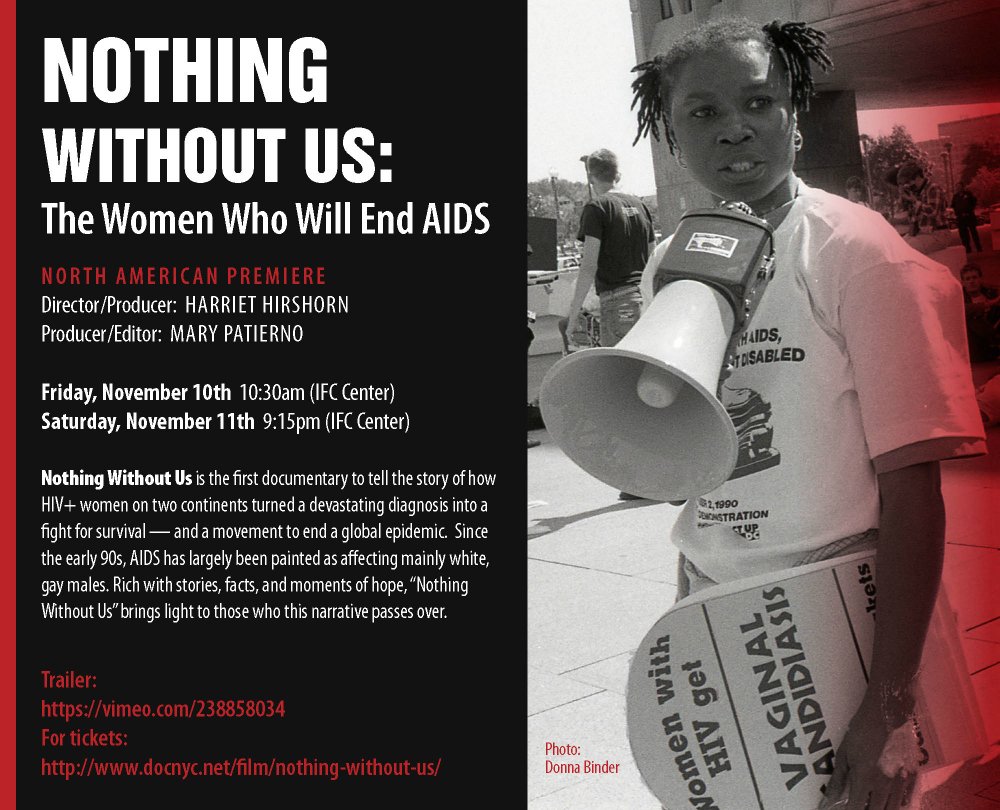 WomenFightAIDS's tweet photo. Friends, we are offering a batch of free tickets to our premier for women living with HIV/AIDS. Please DM us for more information. https://t.co/rxDAes4nw8
