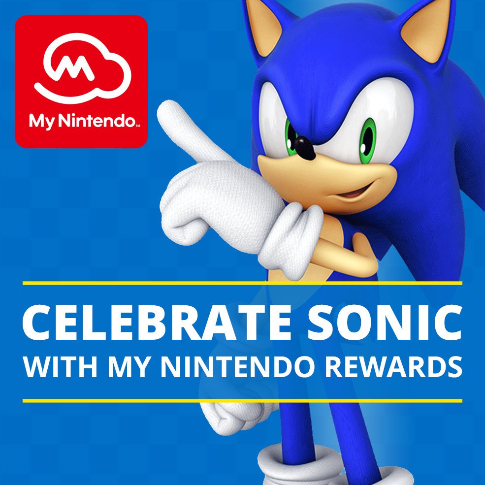 Nintendo Of America Celebrate The Launch Of Sonic Forces With Sonic The Hedgehog Mynintendo Rewards T Co Nlmdbqylad Twitter