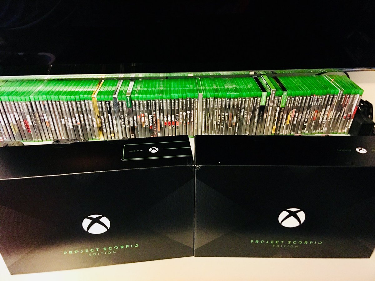 WrecK2o6's tweet photo. UPS got here early! Unfortunately, Comcast forgot to eat it’s Wheaties this morning. Let’s get this update! #XboxOneX #ProjectScorpio https://t.co/VyaM96N9Um
