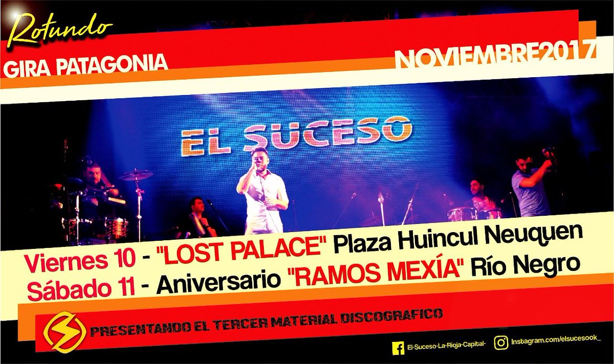 marceloketchum's tweet photo. Este finde gira por el sur #ElSuceso https://t.co/unQVRlUQk0
