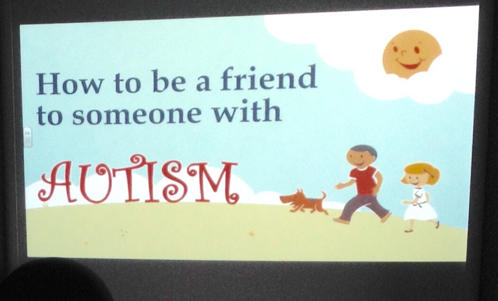 BCELRC's tweet photo. Awesome autism presenter Mr. Deede returns to @beachycoveelem again today! Gr. 3s say, "We can sit & play w/ friends w/ autism." 😇 @NLESDCA https://t.co/jqMbFGaV9G