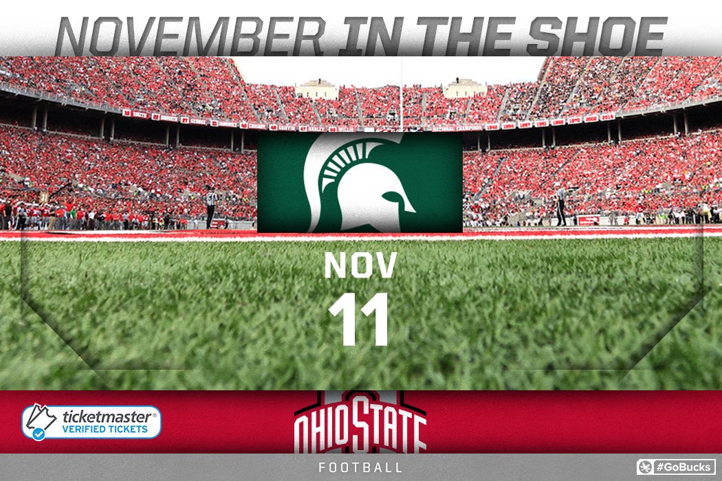 1st 2⃣ for 2⃣sday NOW!
RT for chance to win 2 tix to <a href="/OhioStateFB/">Ohio State Football</a>  🆚 MSU

1️⃣ winner announced at 2p

➕🎟 OhioStateBuckeyes.com/tickets
#GoBucks