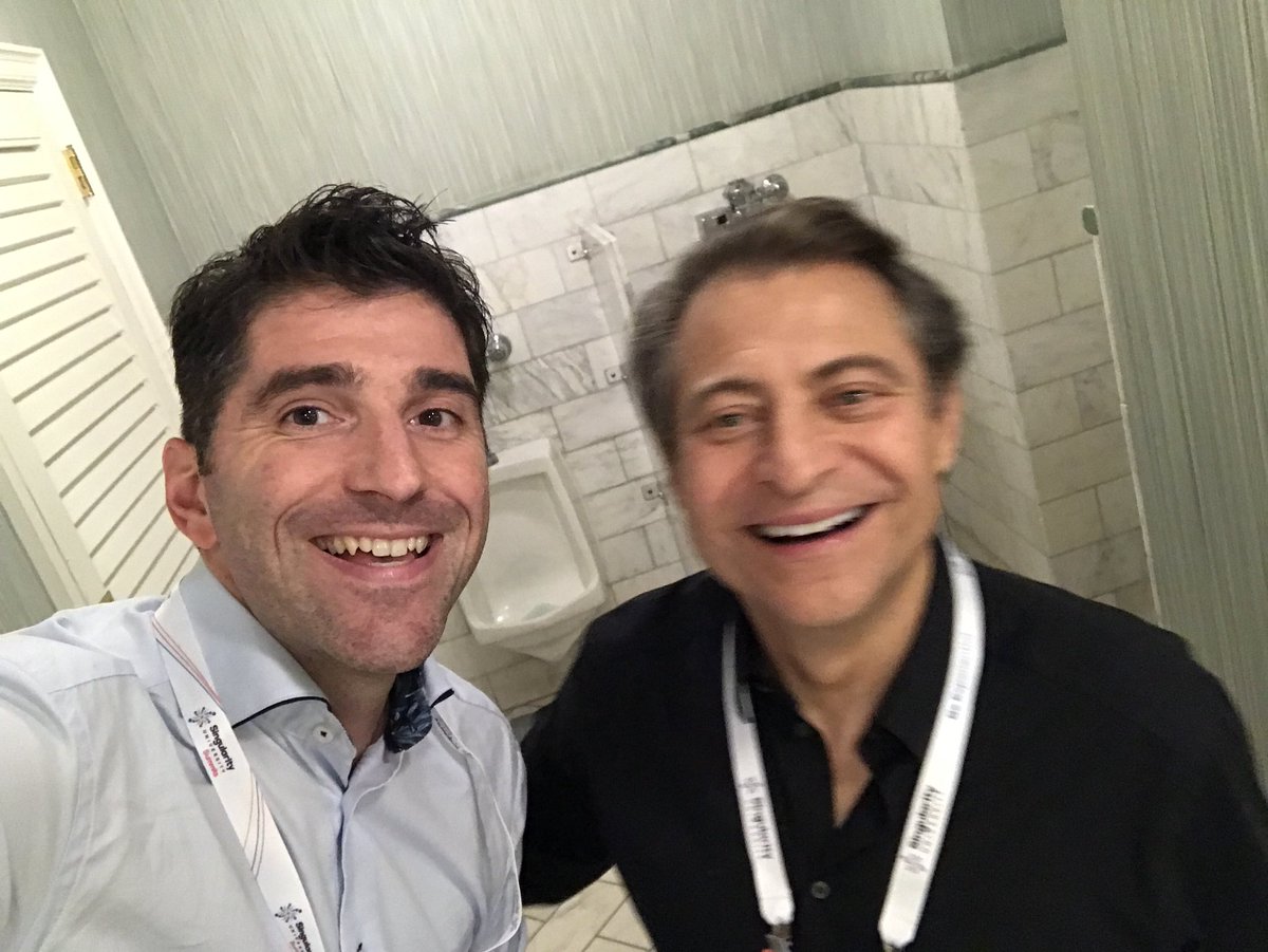 Helping <a href="/PeterDiamandis/">Peter H. Diamandis, MD</a> preparing for his keynote at questionable places 😇 #xmed