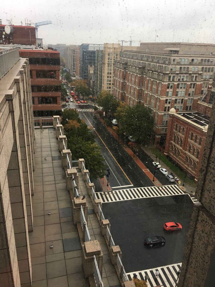 AdeleCehrs's tweet photo. Rainy, penthouse views from the @washingtonpost #ContentDecoded https://t.co/8QLJLkIQ1V