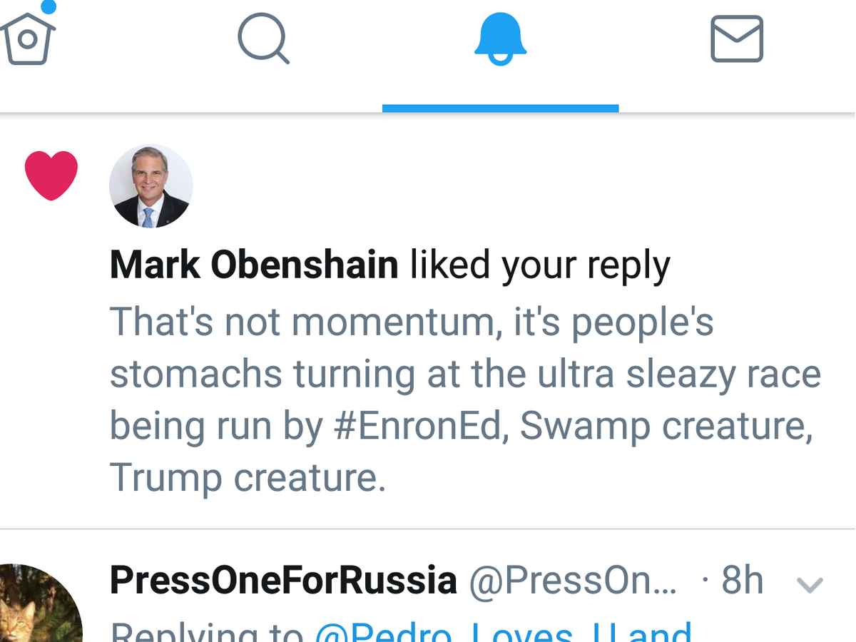 Pedro_Loves_U's tweet photo. @EdWGillespie Even @MarkObenshain, GOP AG candidate 4years ago, thinks you're too slimey #EnronEd, race-baiter/Swamp ultralobbyist. https://t.co/V48vvPvU7o