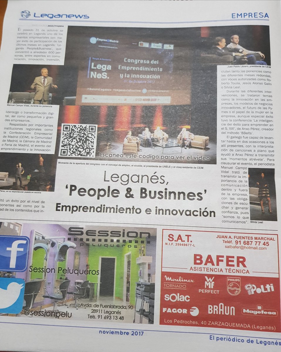Medios locales de #Leganés estuvieron presentes en nuestro gran congreso¡Muchas gracias! <a href="/Leganews/">Leganews</a> #QuieroLeganés