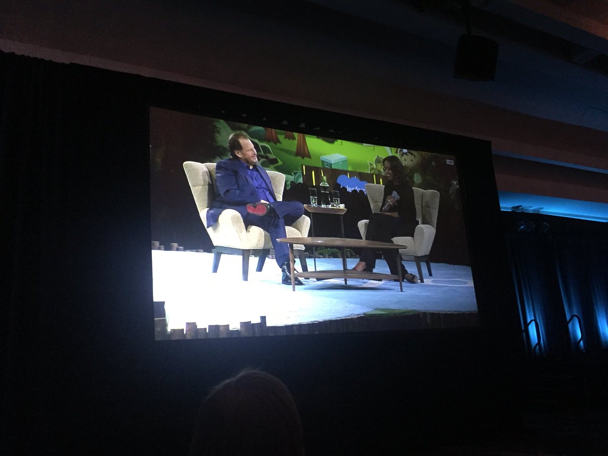 girlscouts's tweet photo. “We can’t educate our boys the same way we educate girls. Girls learn differently.” @MichelleObama breaks down why @girlscouts is so important for the future of equality.#DF17 https://t.co/5vtacGsiSh