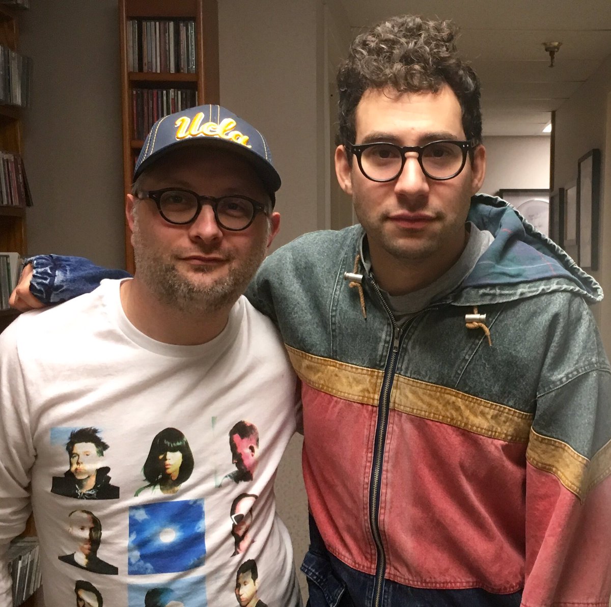 edgespeedbump's tweet photo. @jackantonoff and I at @edgetulsa studios. #Bleechers https://t.co/NYXEseK0c1