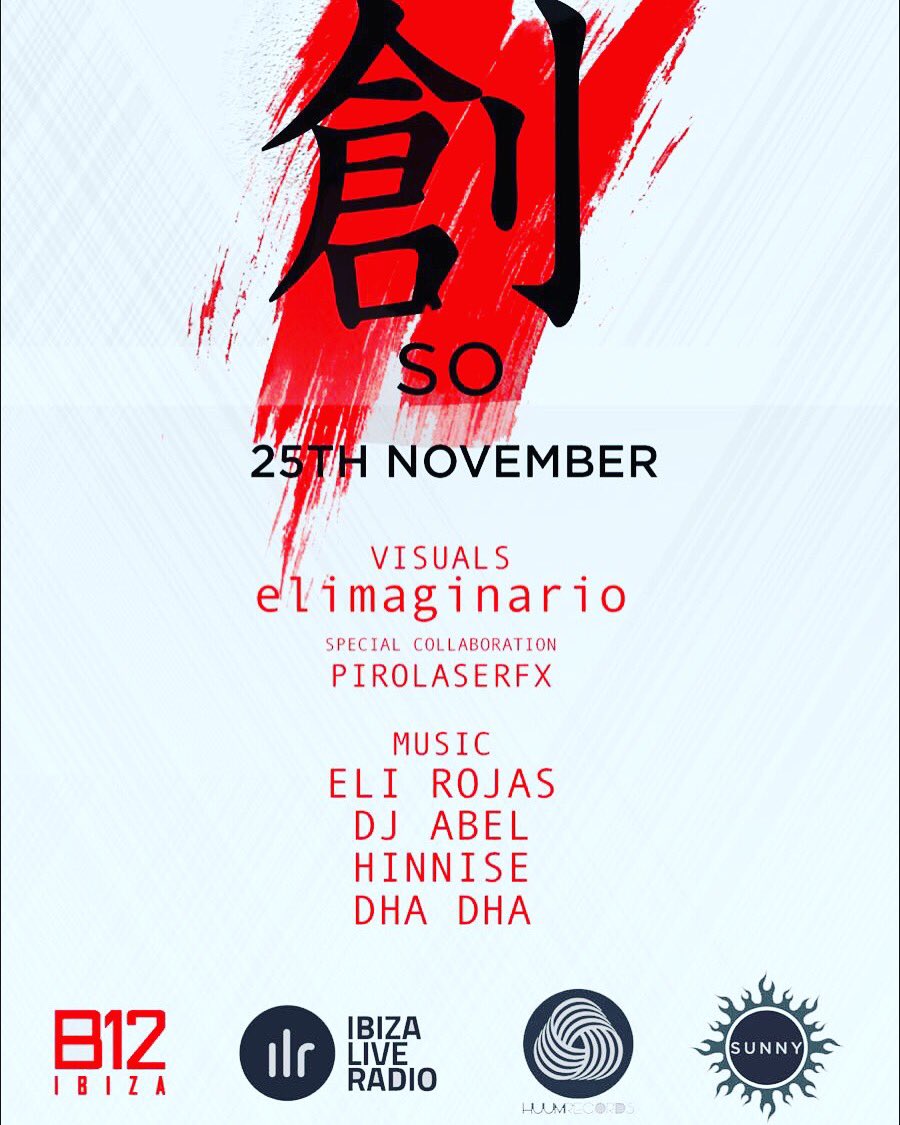 We are back! B12 Gallery Ibiza on Saturday 25th November 😜