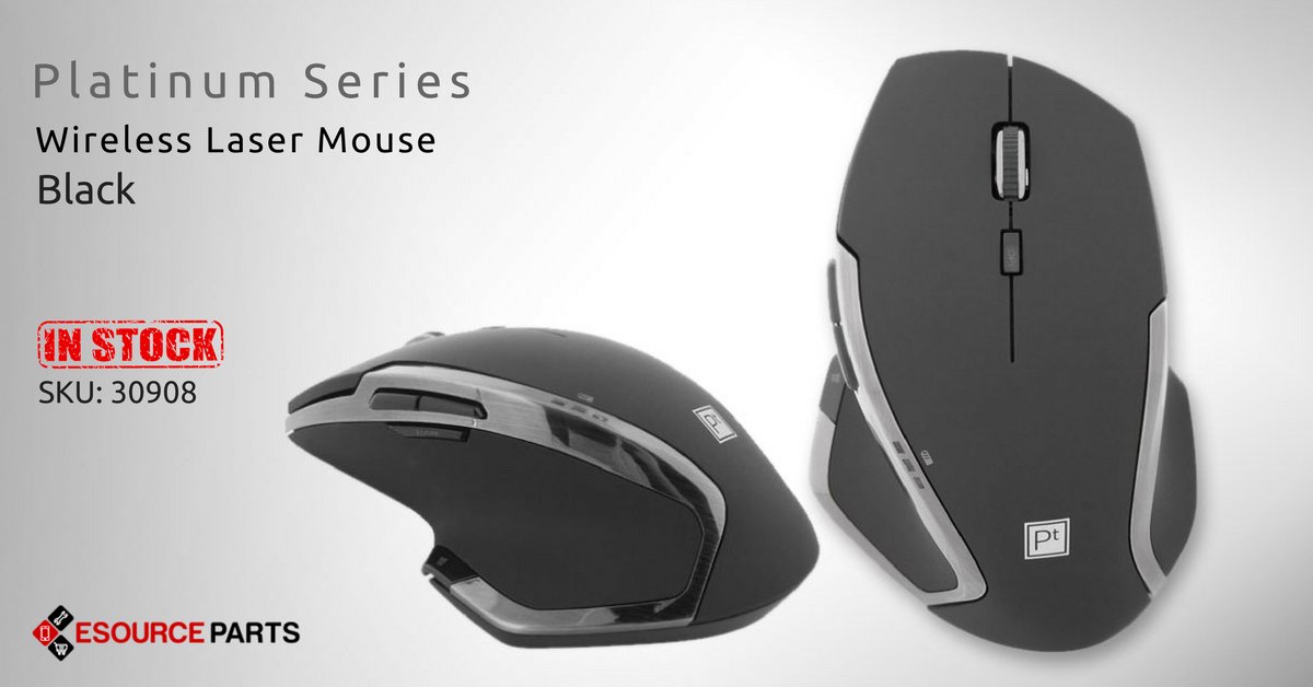 Esourceparts's tweet photo. Platinum Series #Wireless #LaserMouse – Black $24.99.  Call 📞647-977-2049 
👉 https://t.co/VLU3bLI0DS #mouse #MobileMouse #BluetoothMouse https://t.co/sOPXsbhcZw